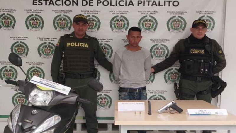 Alias ‘Cucaracho’ fue capturado por hurto en Pitalito