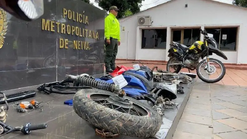 Operativos  contra el hurto de motocicletas en Neiva