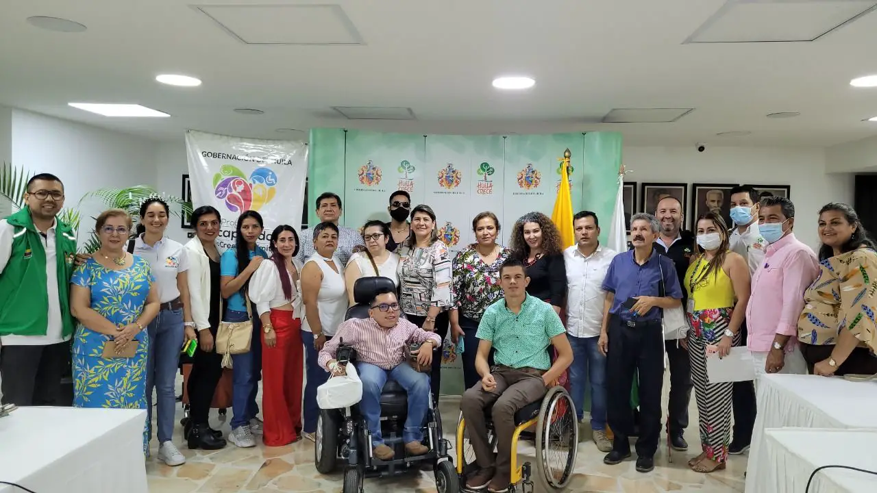 Nuevos representantes de la población con discapacidad en el Huila