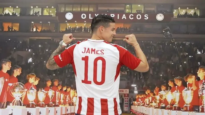 ¿Cuándo debuta James con Olympiacos?