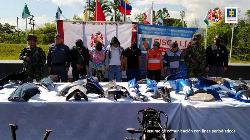 Judicializados ‘los sureños’ quienes presuntamente se dedicaban a hurtar motocicletas en Pitalito