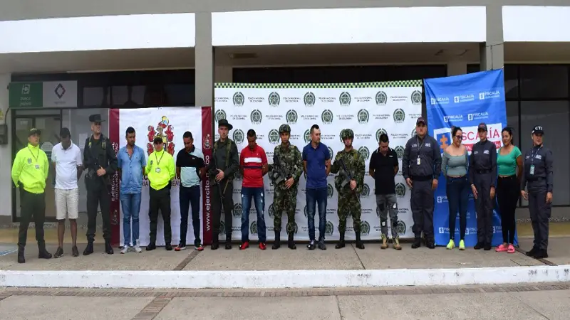 Ocho personas capturadas por narcotráfico en Caquetá, Huila y Putumayo