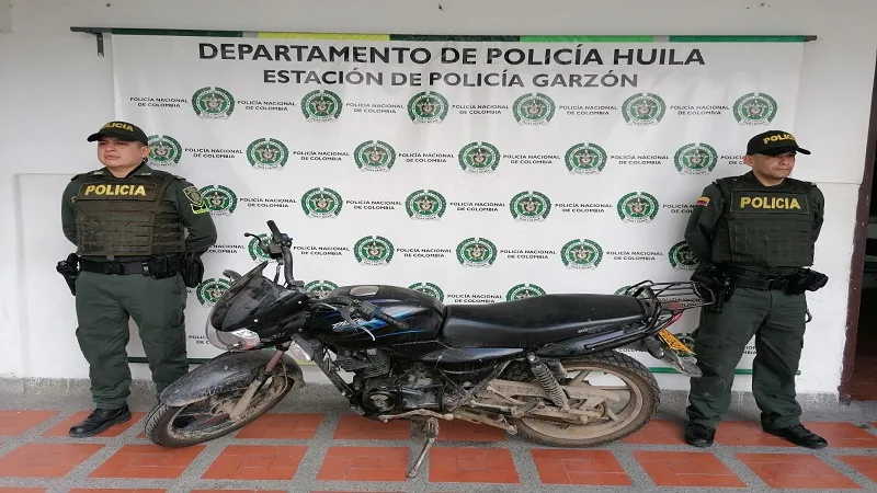 Dos motos fueron recuperadas en Garzón