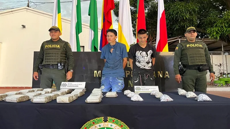 Detenidos con más de 33 mil dosis de marihuana en Neiva