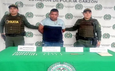 Con más de 200 dosis de estupefacientes detuvieron a ‘Bareta’ en Garzón