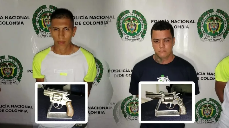 Peligrosos delincuentes estaban armados en Neiva