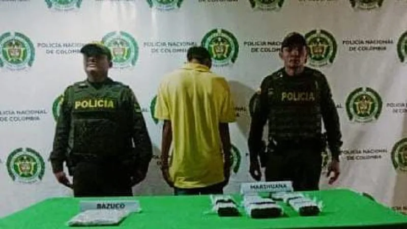 Menor de 15 años fue aprehendido con bazuco y marihuana en Neiva