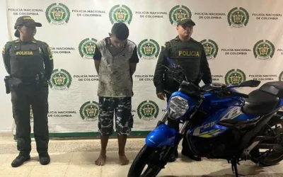 ‘Brayan’, fue capturado por robarse una moto en Neiva
