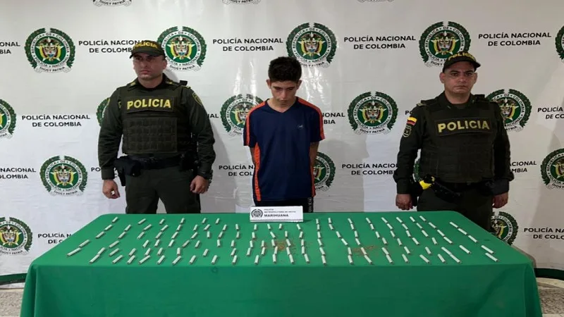 Detenido con estupefacientes en el barrio la Florida, Neiva