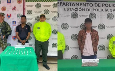 Detenidos con alucinógenos en Campoalegre y Garzón