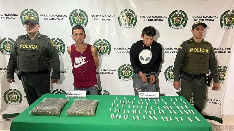 Los detuvieron con marihuana lista para distribuir en Neiva