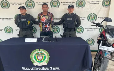 ‘Marihuano’ fue detenido por el delito de porte ilegal de armas en Neiva
