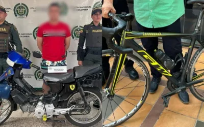 Recuperan una moto y una bicicleta robadas en Neiva