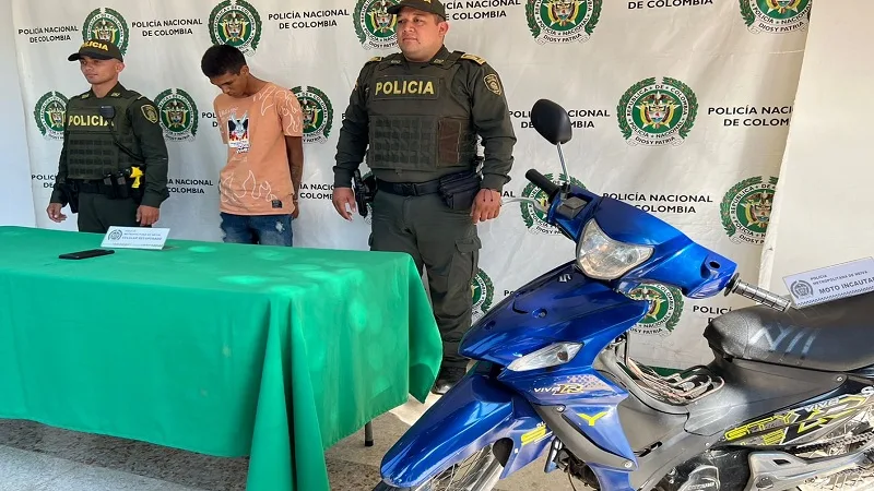 Sorprendido robando bajo la modalidad de raponazo