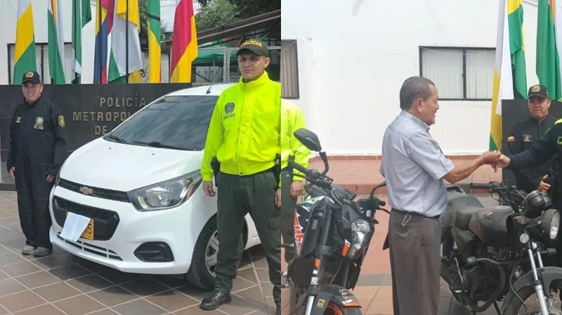 Recuperan dos motos y un vehículo en Neiva