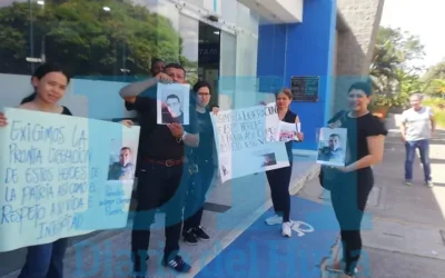 En Neiva familiares de policías secuestrados exigen su liberación