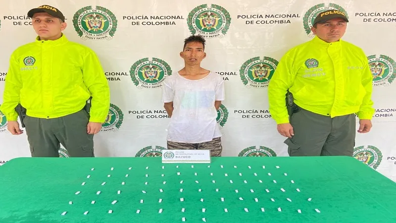 Le encontraron varias papeletas de bazuco en Neiva