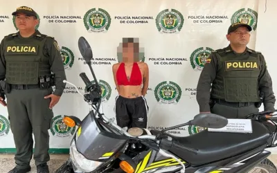 Mujer detenida en el sur de Neiva con una moto robada, quedó en libertad