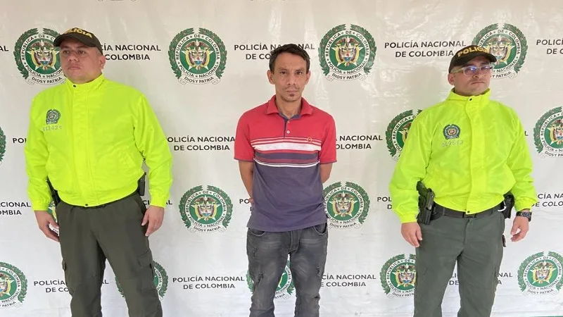 Cámaras de seguridad permitieron la captura de este hombre en Neiva