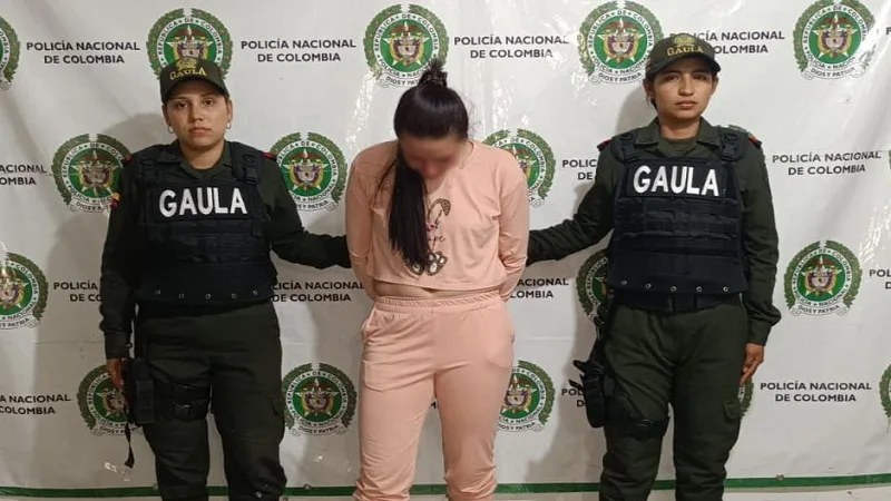 Mujer indiciada 14 veces por extorsión fue capturada en Pitalito