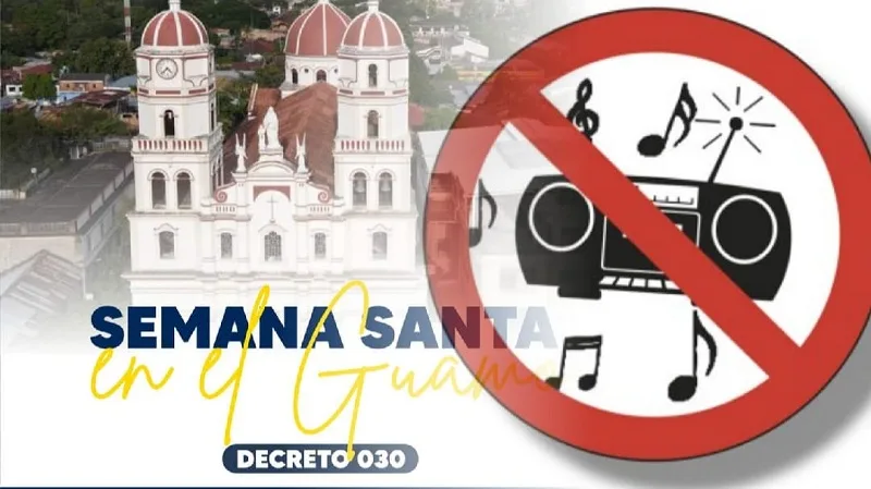 Prohibió escuchar música durante la Semana Santa en el Guamo