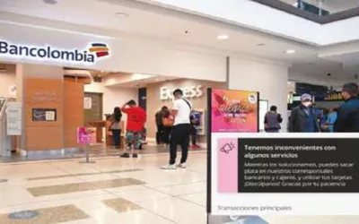 Fallas en la app de Bancolombia reportan hoy los usuarios
