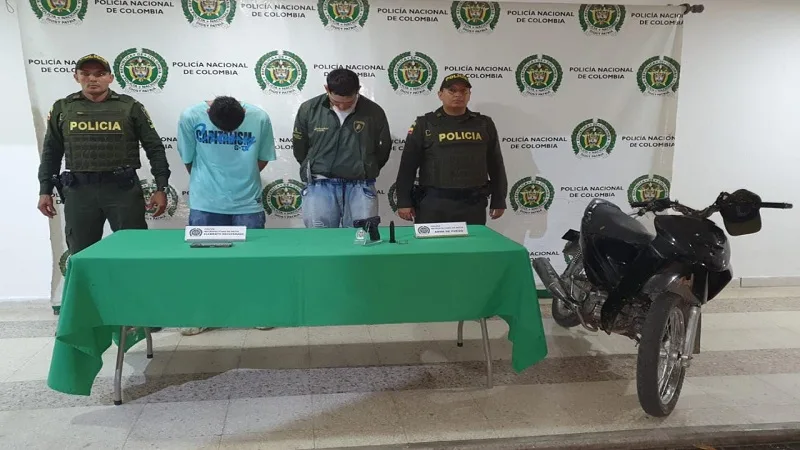 Hombres armados fueron detenidos en Neiva