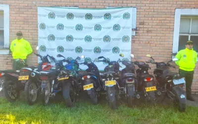 Nueve motos robadas fueron recuperadas en el sur del Huila
