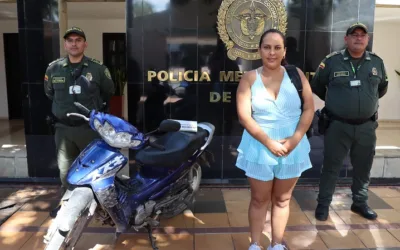 Policía recuperó moto que le fue robada a una mujer en Neiva
