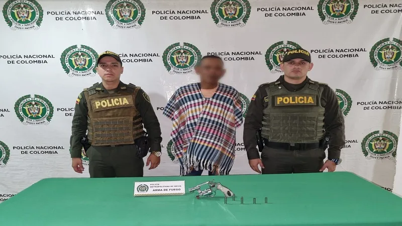 Fue detenido después de realizar disparos al aire en el norte de Neiva