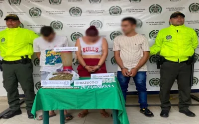 Tres capturados en Campoalegre por tráfico de estupefacientes