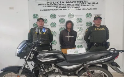 Policía recuperó moto hurtada en Garzón