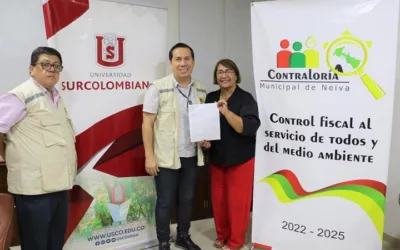 Universidad Surcolombiana capacitará a funcionarios de la Contraloría de Neiva