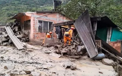  Aumenta a 14 el número de víctimas mortales tras avalancha en Quetame