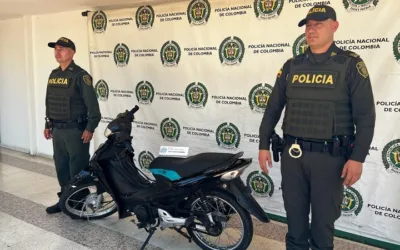 Delincuentes dejaron abandonada una moto que fue robada en el sur de Neiva