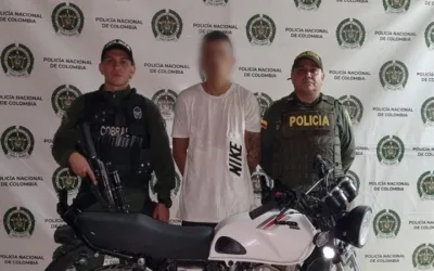 Fue detenido en una moto hurtada en Campoalegre, Huila