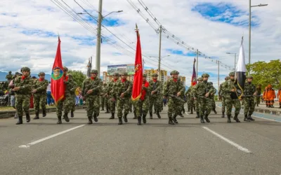 Parada Militar en conmemoración a los 204 años de la Batalla de Boyacá