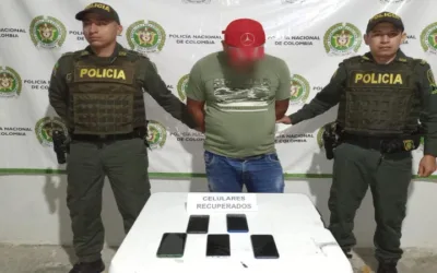Fue sorprendido con cinco celulares robados en Yaguará
