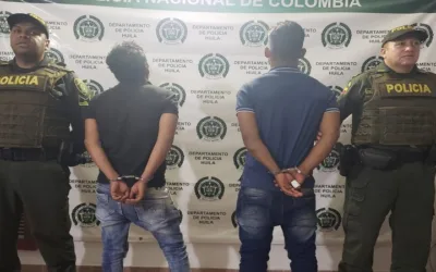 Dos hombres capturados en Colombia, Huila, por protagonizar riña con arma blanca