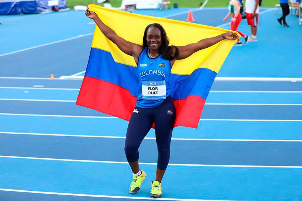 Flor Denis subcampeona del mundo en Jabalina