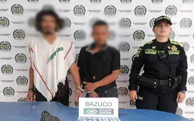Presuntos jíbaros capturados en La Plata con dosis de bazuco