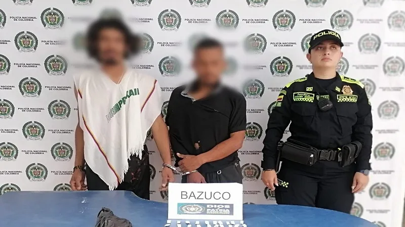 Presuntos jíbaros capturados en La Plata con dosis de bazuco