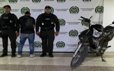 Capturan a presunto ladrón de motocicleta en Neiva
