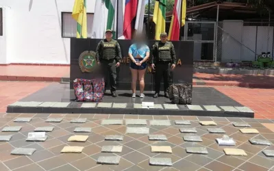 Capturan a una mujer con 26 kilos de marihuana en la Terminal de Neiva   