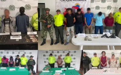 20 personas capturadas en operativos de allanamientos en 11 municipios del Huila