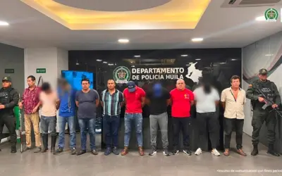 Detuvieron a presuntos integrantes de la ‘Jorge Briceño’ en el Huila