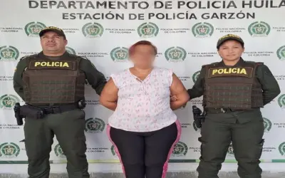 Una mujer fue detenida en Garzón, Huila