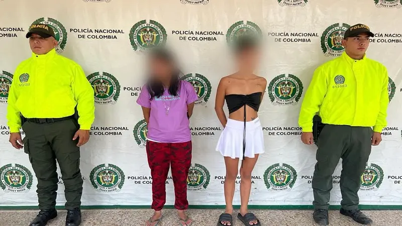 Capturadas dos mujeres en la comuna 8 de Neiva por hurto calificado y agravado