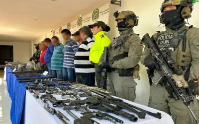 Desarticulan presunta red de tráfico de armas en Neiva
