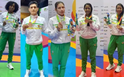 Juegos Nacionales: nuevas medallas para el huila en lucha y taekwondo